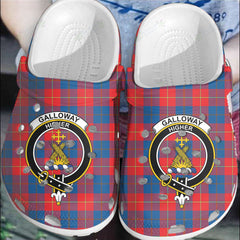 Clan Galloway Red Tartan Crest Clogs Classic ID10 Galloway Red Tartan Tartan Today   