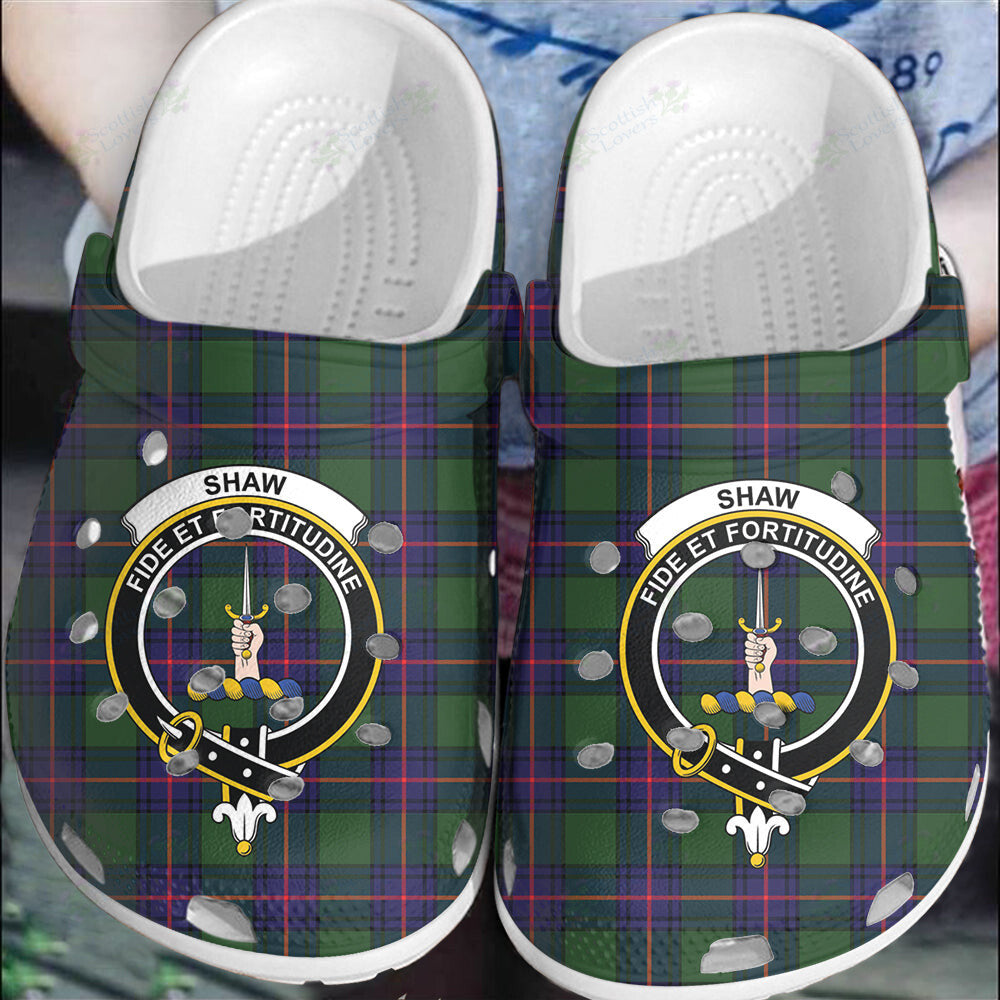 Clan Shaw Modern Tartan Crest Clogs Classic FY41 Shaw Modern Tartan Tartan Today   