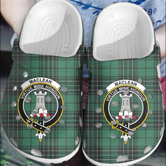 Clan MacLean Hunting Tartan Crest Clogs Classic ER83 MacLean Hunting Tartan Tartan Today   