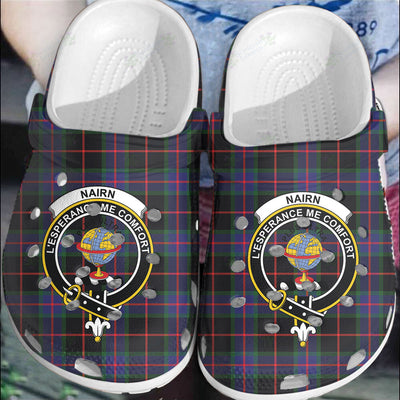 Clan Nairn Tartan Crest Clogs Classic QK63