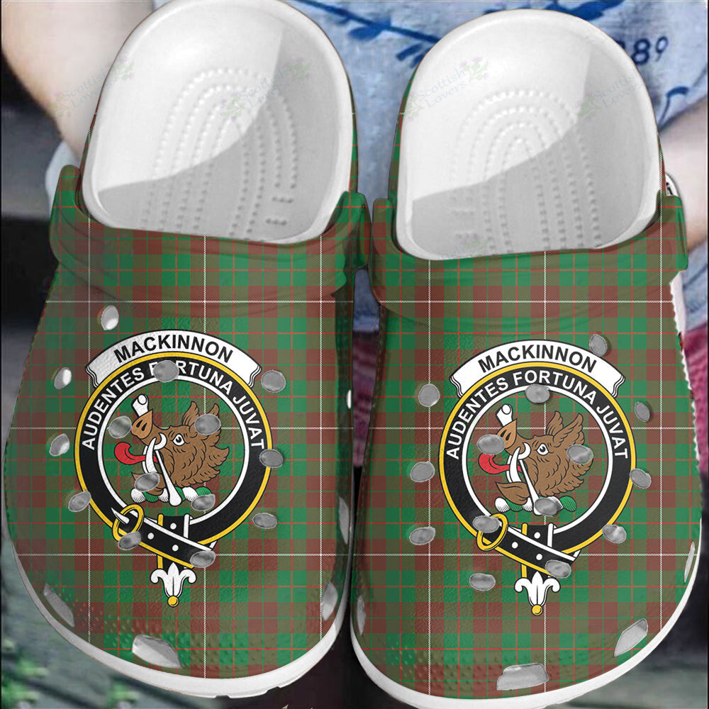 Clan MacKinnon Hunting Modern Tartan Crest Clogs Classic OG12 MacKinnon Hunting Modern Tartan Tartan Today   