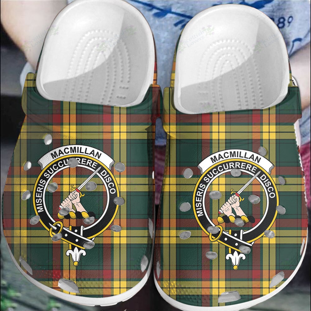Clan MacMillan Old Modern Tartan Crest Clogs Classic YO75 MacMillan Old Modern Tartan Tartan Today   