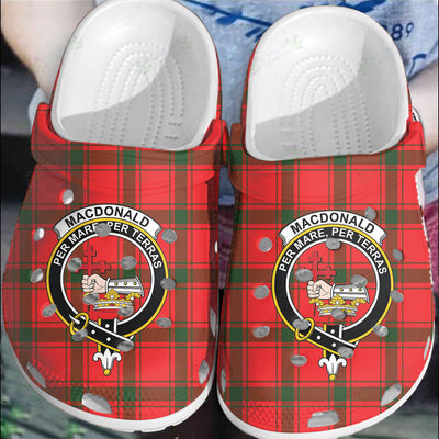 Clan MacDonald of Sleat Tartan Crest Clogs Classic