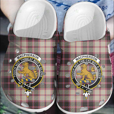 Clan MacPherson Hunting Ancient Tartan Crest Clogs Classic