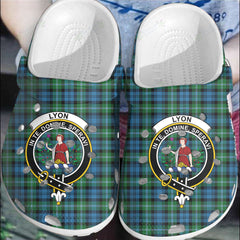 Clan Lyon  Tartan Crest Clogs Classic WT51 Lyon Clan Tartan Tartan Today   