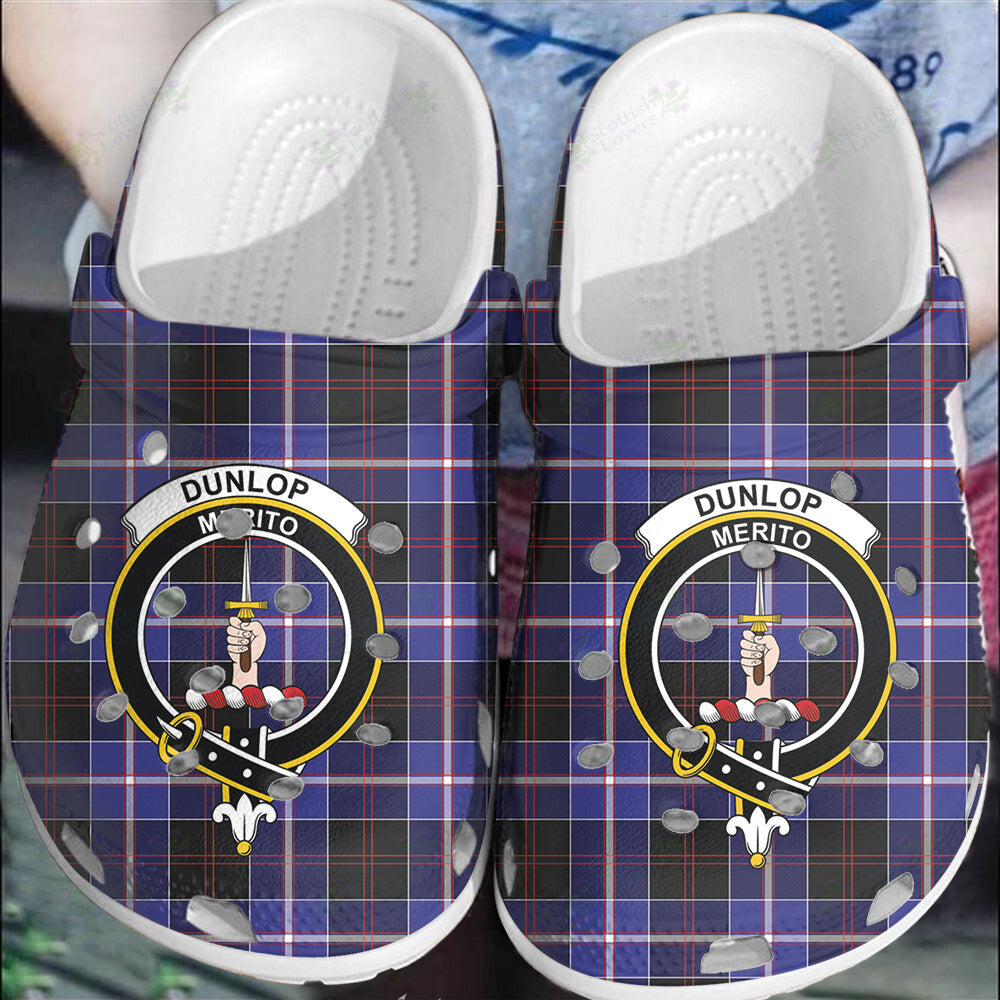 Clan Dunlop Modern Tartan Crest Clogs Classic GP91 Dunlop Modern Tartan Tartan Today   