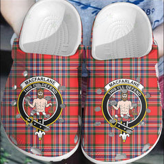 Clan MacFarlane Modern Tartan Crest Clogs Classic ZZ50 MacFarlane Modern Tartan Tartan Today   