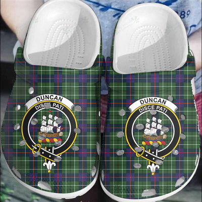 Clan Duncan Modern Tartan Crest Clogs Classic KG49