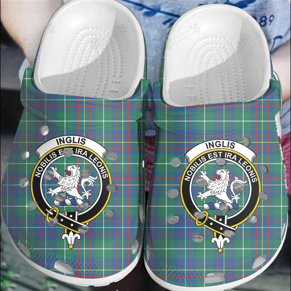 Clan Inglis Ancient Tartan Crest Clogs Classic JO92 Inglis Ancient Tartan Tartan Today   