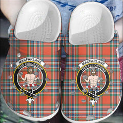 Clan MacFarlane Ancient Tartan Crest Clogs Classic FG25 MacFarlane Ancient Tartan Tartan Today   