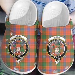Clan Ross Ancient Tartan Crest Clogs Classic TK80 Ross Ancient Tartan Tartan Today   