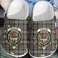 Clan Graham of Menteith Weathered Tartan Crest Clogs Classic CX11 Graham of Menteith Weathered Tartan Tartan Today   