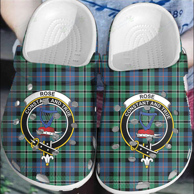 Clan Rose Hunting Ancient Tartan Crest Clogs Classic VY17