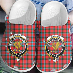 Clan Sinclair Modern Tartan Crest Clogs Classic PC30 Sinclair Modern Tartan Tartan Today   