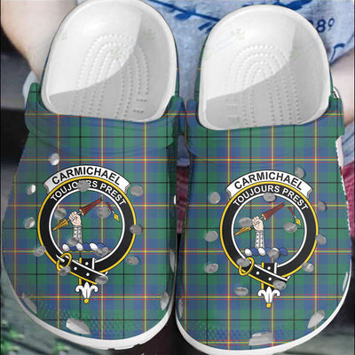 Clan Carmichael Ancient Tartan Crest Clogs Classic