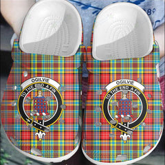 Clan Ogilvie Hunting Ancient Tartan Crest Clogs Classic XW56 Ogilvie Hunting Ancient Tartan Tartan Today   