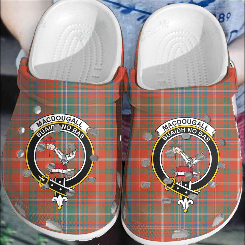 Clan MacDougall Ancient Tartan Crest Clogs Classic UM72 MacDougall Ancient Tartan Tartan Today   