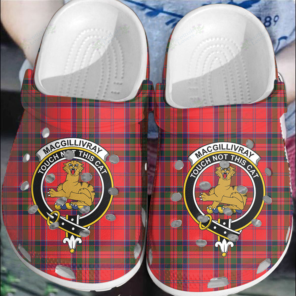 Clan MacGillivray Modern Tartan Crest Clogs Classic QM90 MacGillivray Modern Tartan Tartan Today   