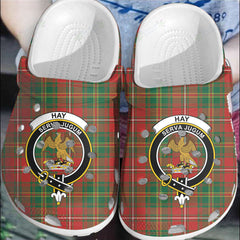 Clan Hay Ancient Tartan Crest Clogs Classic RS43 Hay Ancient Tartan Tartan Today   