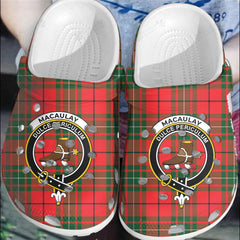 Clan MacAulay Modern Tartan Crest Clogs Classic IW88 MacAulay Modern Tartan Tartan Today   