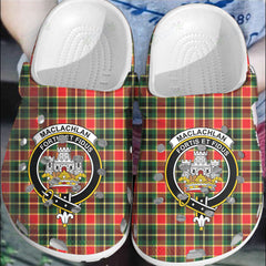 Clan MacLachlan Hunting Modern Tartan Crest Clogs Classic XG30 MacLachlan Hunting Modern Tartan Tartan Today   