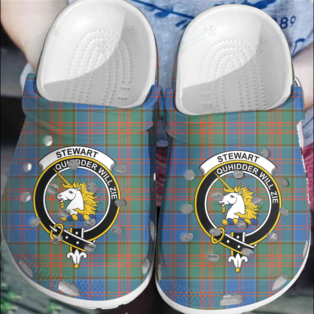 Clan Stewart of Appin Hunting Ancient Tartan Crest Clogs Classic SV33 Stewart of Appin Hunting Ancient Tartan Tartan Today   