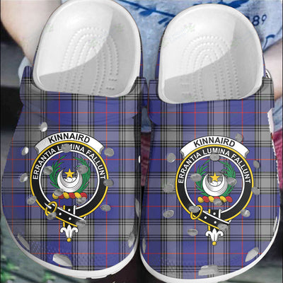 Clan Kinnaird Tartan Crest Clogs Classic