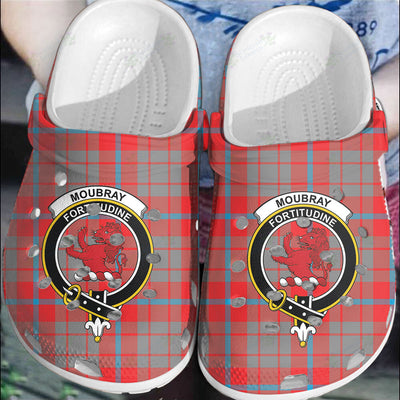 Clan Moubray Tartan Crest Clogs Classic