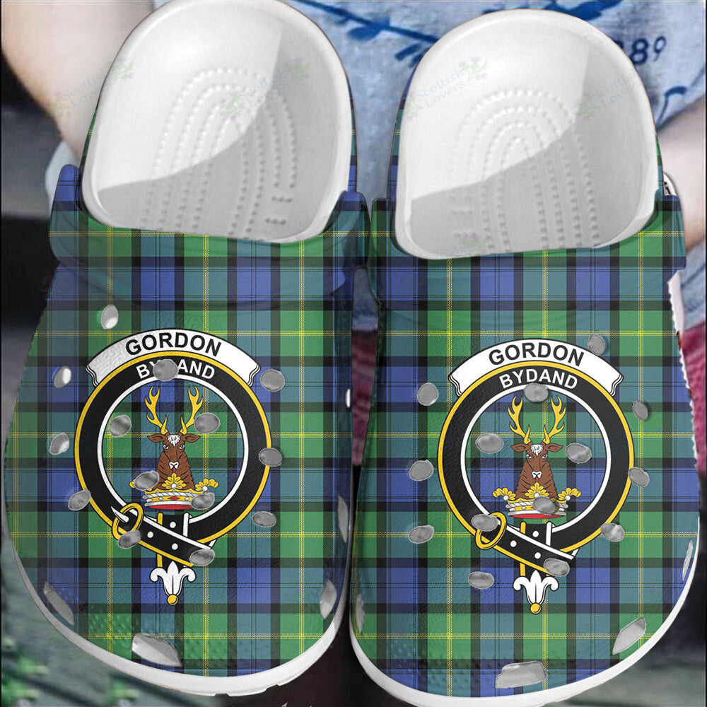Clan Gordon Old Ancient Tartan Crest Clogs Classic AL25 Gordon Old Ancient Tartan Tartan Today   