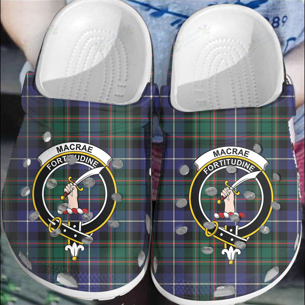 Clan MacRae Hunting Modern Tartan Crest Clogs Classic PP59 MacRae Hunting Modern Tartan Tartan Today   