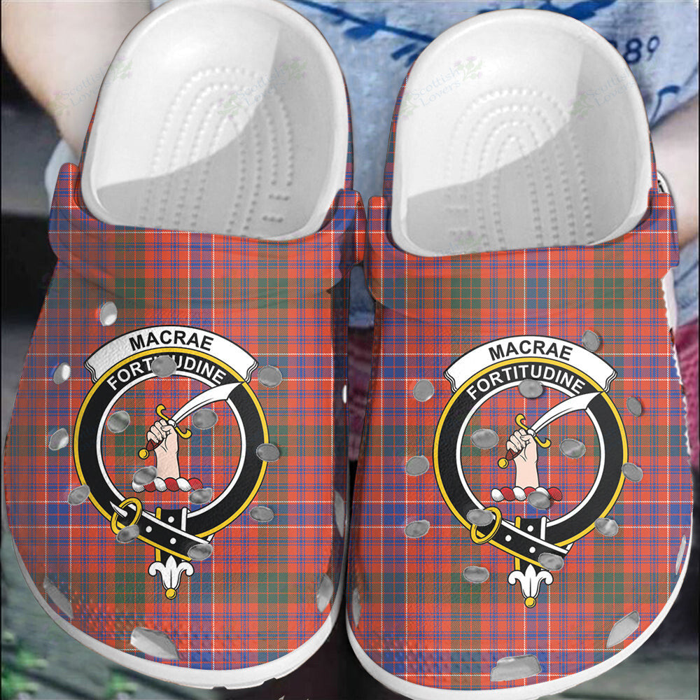 Clan MacRae Ancient Tartan Crest Clogs Classic TG74 MacRae Ancient Tartan Tartan Today   