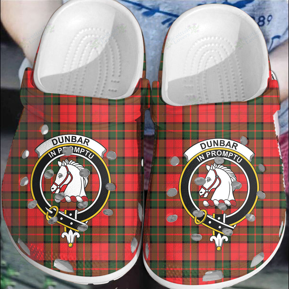 Clan Dunbar Modern Tartan Crest Clogs Classic FU13 Dunbar Modern Tartan Tartan Today   