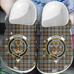 Clan Gordon Weathered Tartan Crest Clogs Classic OJ91 Gordon Weathered Tartan Tartan Today   