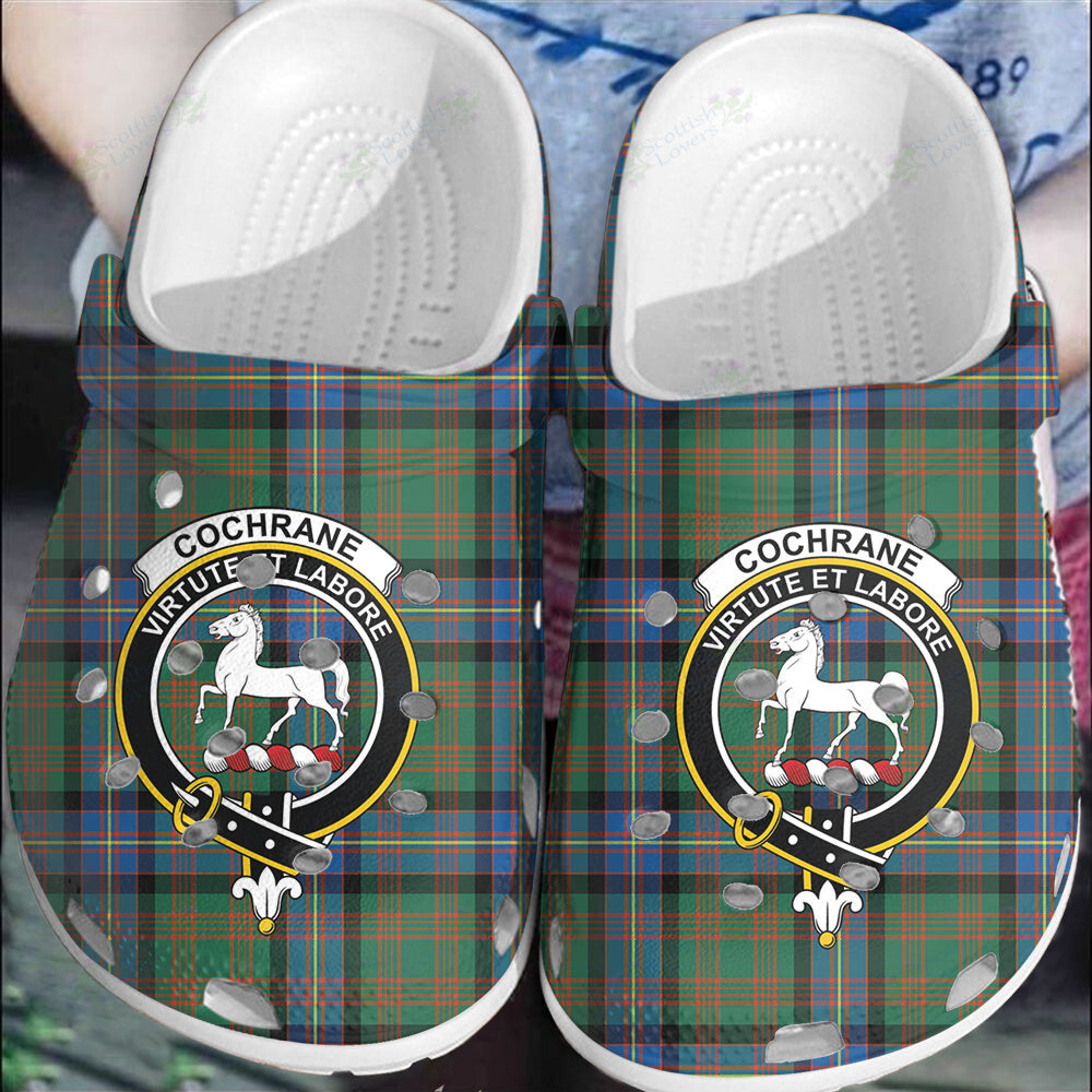 Clan Cochrane Ancient Tartan Crest Clogs Classic FX68 Cochrane Ancient Tartan Tartan Today   