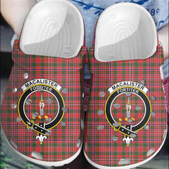 Clan MacAlister Modern Tartan Crest Clogs Classic CR76 MacAlister Modern Tartan Tartan Today   