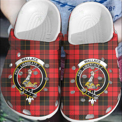 Clan Wallace Weathered Tartan Crest Clogs Classic VF39 Wallace Weathered Tartan Tartan Today   