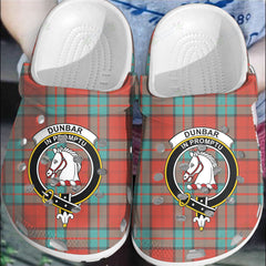 Clan Dunbar Ancient Tartan Crest Clogs Classic QS38 Dunbar Ancient Tartan Tartan Today   