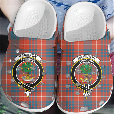 Clan Hamilton Ancient Tartan Crest Clogs Classic NN88