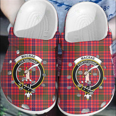 Clan MacRae Modern Tartan Crest Clogs Classic MT30 MacRae Modern Tartan Tartan Today   