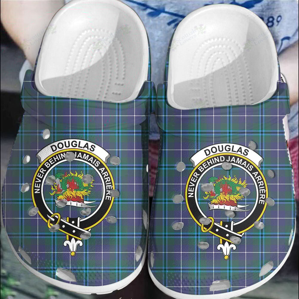 Clan Douglas Modern Tartan Crest Clogs Classic OI37 Douglas Modern Tartan Tartan Today   