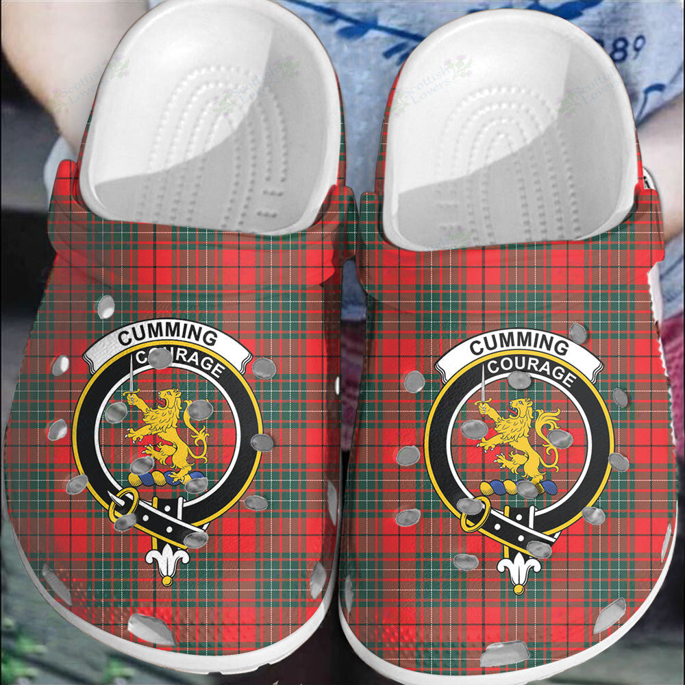 Clan Cumming Modern Tartan Crest Clogs Classic UV19 Cumming Modern Tartan Tartan Today   