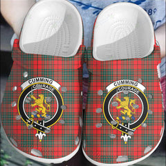 Clan Cumming Modern Tartan Crest Clogs Classic UV19 Cumming Modern Tartan Tartan Today   