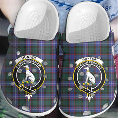 Clan Hunter Modern Tartan Crest Clogs Classic ON98 Hunter Modern Tartan Tartan Today   