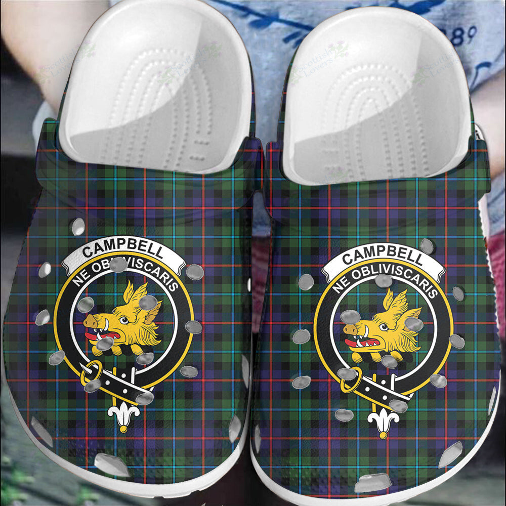 Clan Campbell of Cawdor Modern Tartan Crest Clogs Classic JB92 Campbell of Cawdor Modern Tartan Tartan Today   