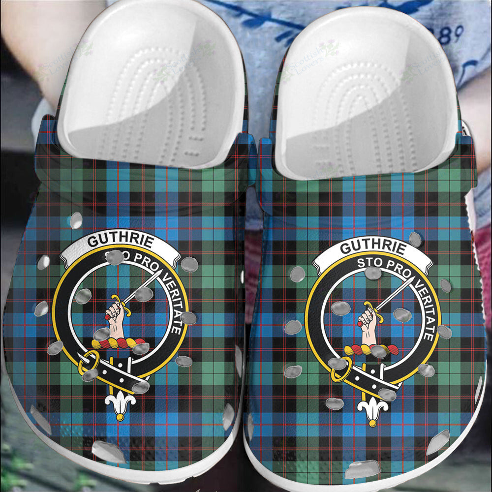 Clan Guthrie Ancient Tartan Crest Clogs Classic JI74 Guthrie Ancient Tartan Tartan Today   