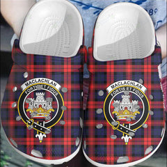 Clan MacLachlan Modern Tartan Crest Clogs Classic PE73 MacLachlan Modern Tartan Tartan Today   