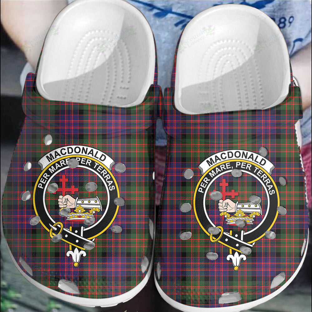 Clan MacDonald Modern Tartan Crest Clogs Classic AR84 MacDonald Modern Tartan Tartan Today   