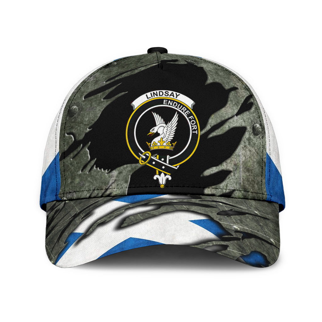 Clan Lindsay Tartan Crest Classic Cap GD34 Lindsay Tartan Tartan Today   