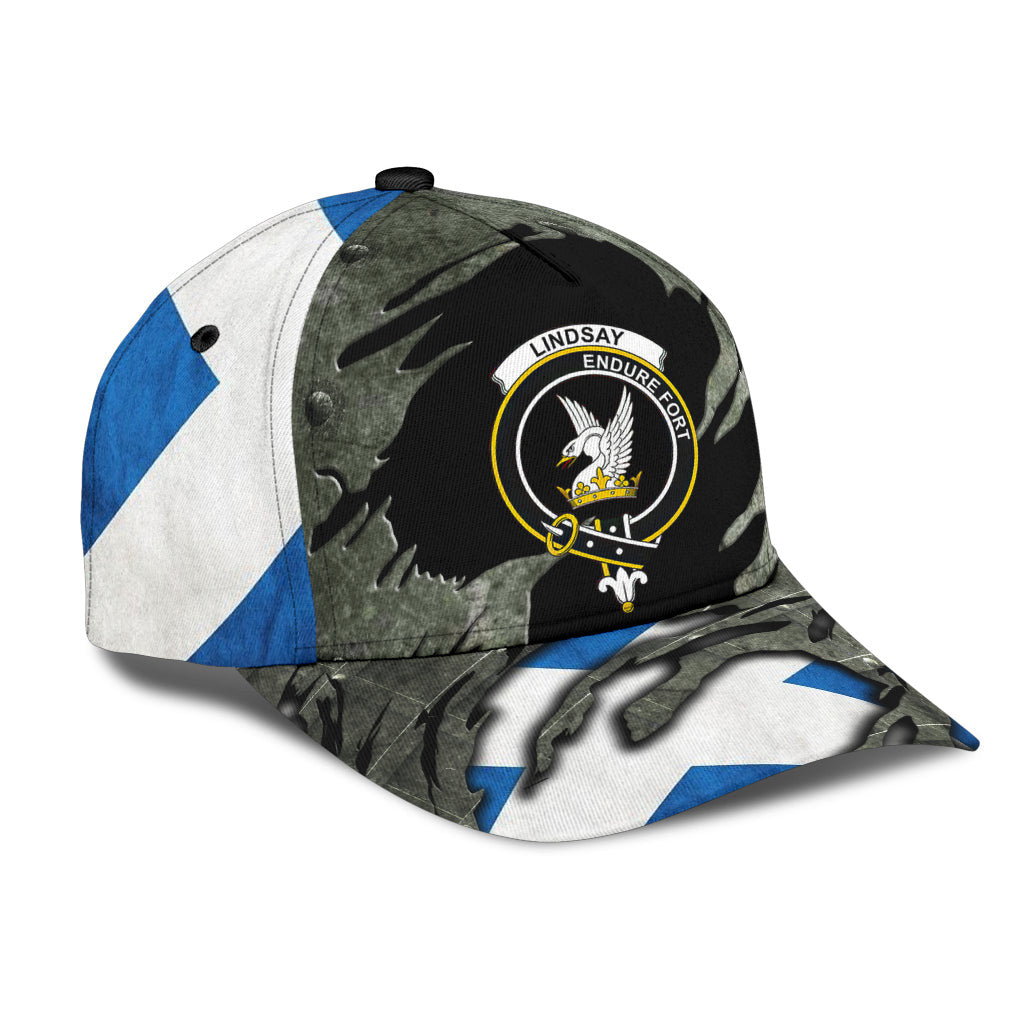 Clan Lindsay Tartan Crest Classic Cap GD34 Lindsay Tartan Tartan Today   