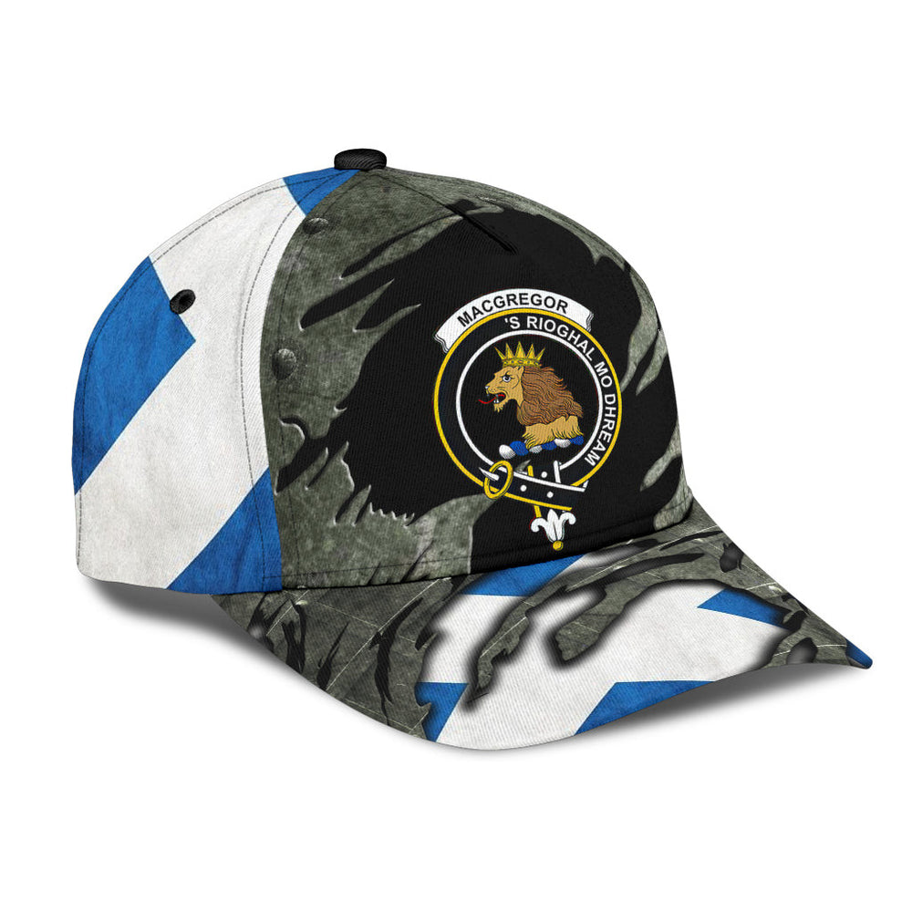 Clan MacGregor Tartan Crest Classic Cap GQ92 MacGregor Tartan PNKGr   